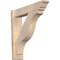 Ekena Millwork Funston Smooth Traditional Outlooker, Douglas Fir, 5 1/2"W x 24"D x 24"H OUT06X24X24FST01SDF - alternate 1